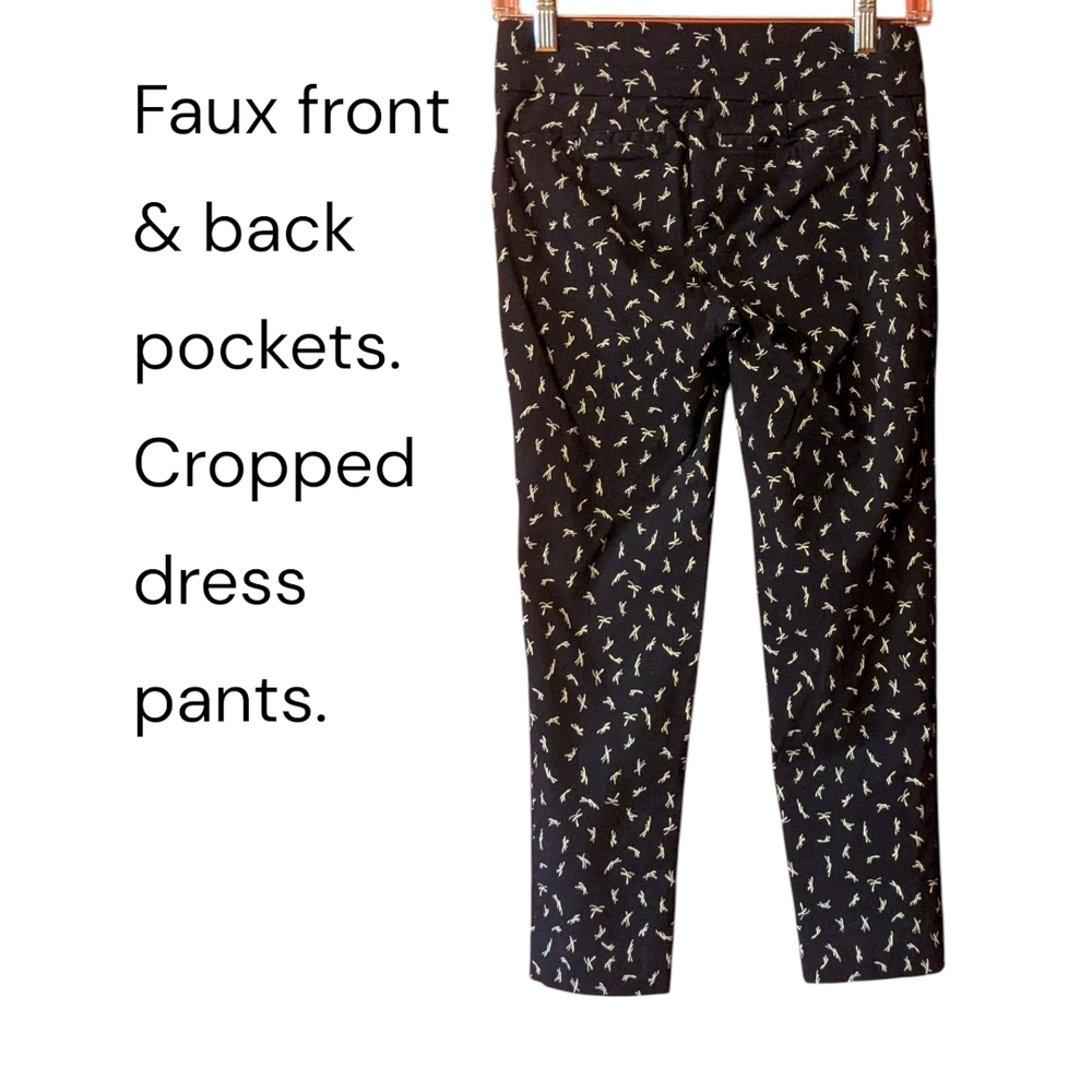 Maurices Navy and White Patterned Pants - Picture 2 of 3